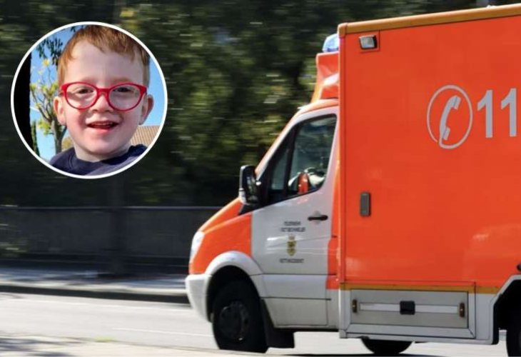 In the circle: Monty, the four-year-old