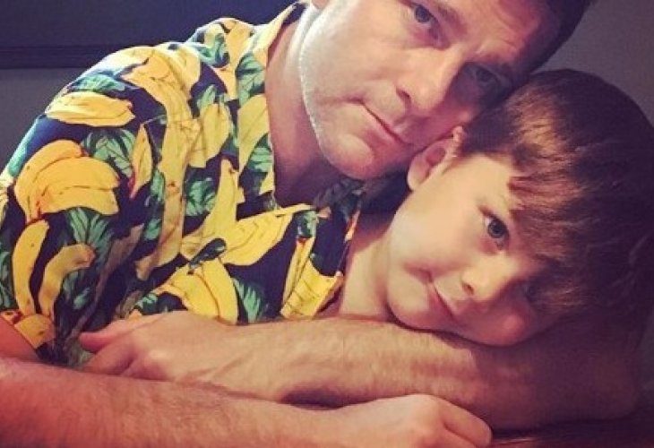 In the photo: David Campbell with his son Billy