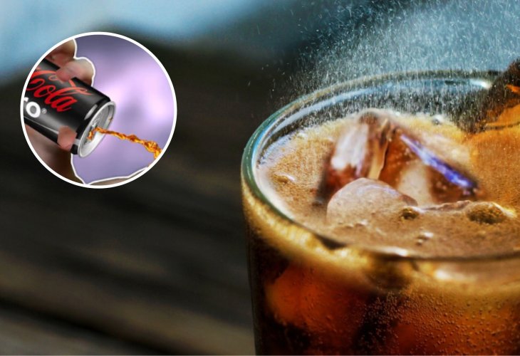 Illustration showing detailed effects of consuming diet soda. Illustration showing detailed effects of consuming diet soda.