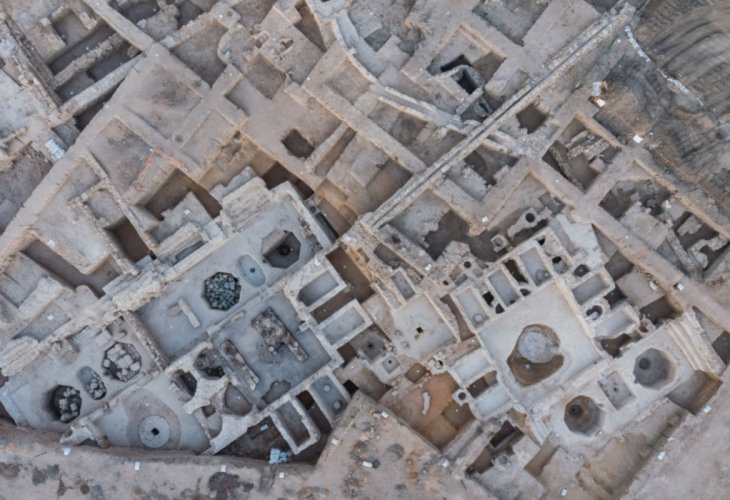 The newly discovered wine factory (Photo: Asaf Peretz, Israel Antiquities Authority)