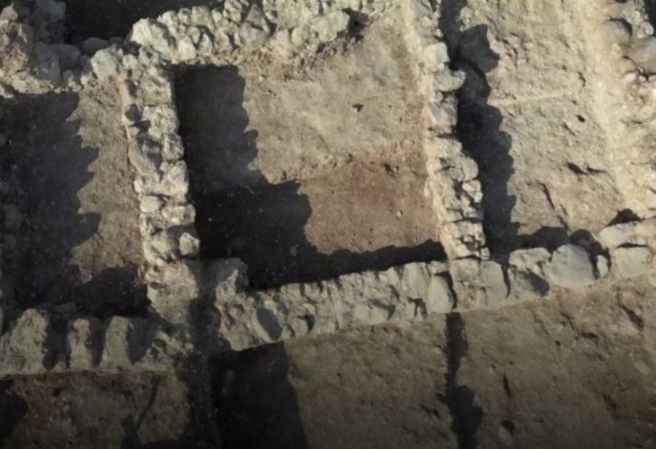 The historic discovery at Migdal. Photo: University of Haifa The historic discovery at Migdal. Photo: University of Haifa