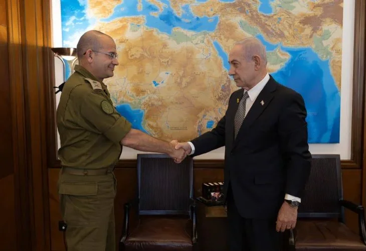 נתניהו וגופמן (צילום: דוברות ראש הממשלה)