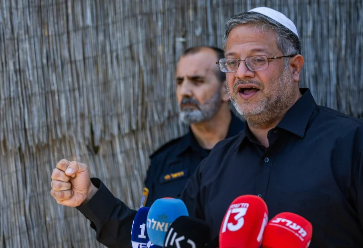 בן גביר (צילום: חיים גולדברג, פלאש90)