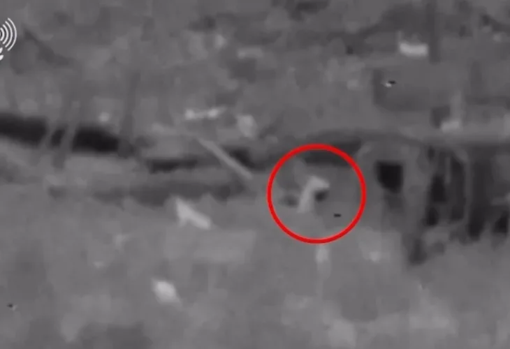 תקיפת מחבלים שיצאו מתשתית הטרור במזרח רפיח (צילום: דובר צה״ל)