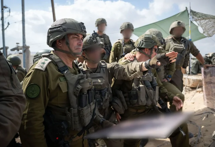 זמיר ברצועת עזה (צילום: דובר צה״ל)