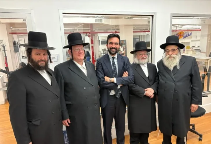 Mamdani and Satmar Chasidim (X/ZohranMamdani)