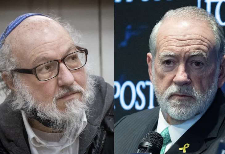 האקבי ופולארד (צילום: יהונתן סינדל, פלאש90)