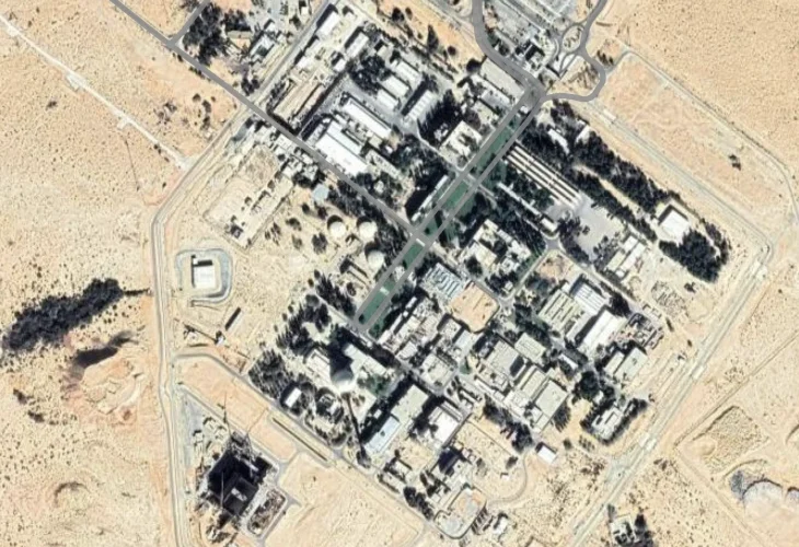 הקריה למחקר גרעיני בדימונה (צילום: מפת Google)