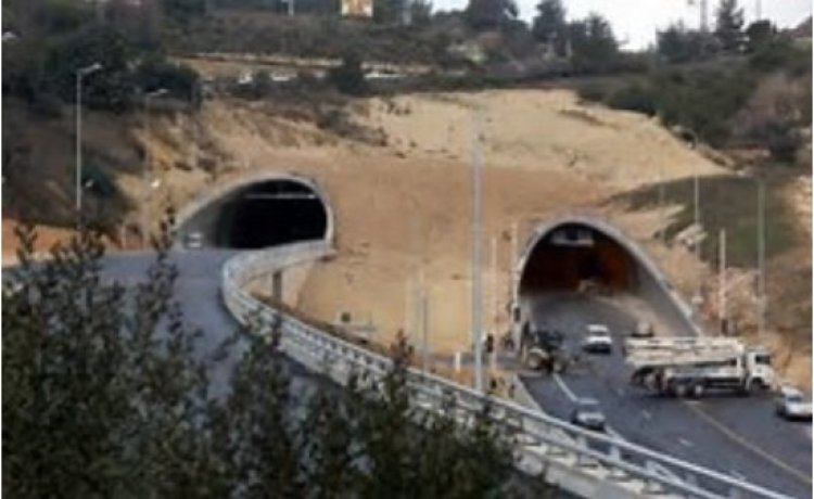 המנהרות בכניסה לירושלים (צילום: פלאש 90)