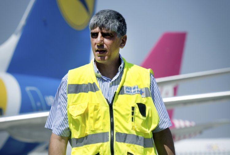 מנהל נמל התעופה בן גוריון, שמואל זכאי (צילום: פלאש 90)