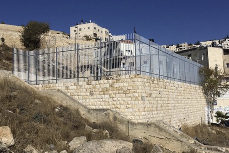 גדר הביטחון בהר הזיתים (צילום: יח’’צ)
