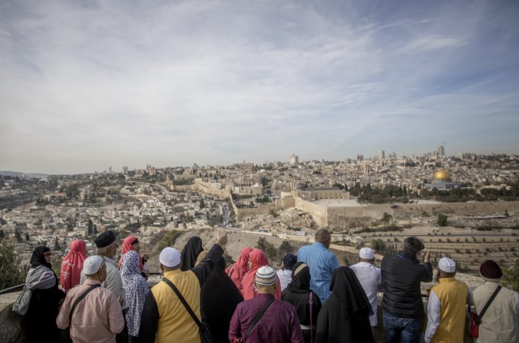 תיירים מבקרים בירושלים (צילום אילוסטרציה: פלאש 90)