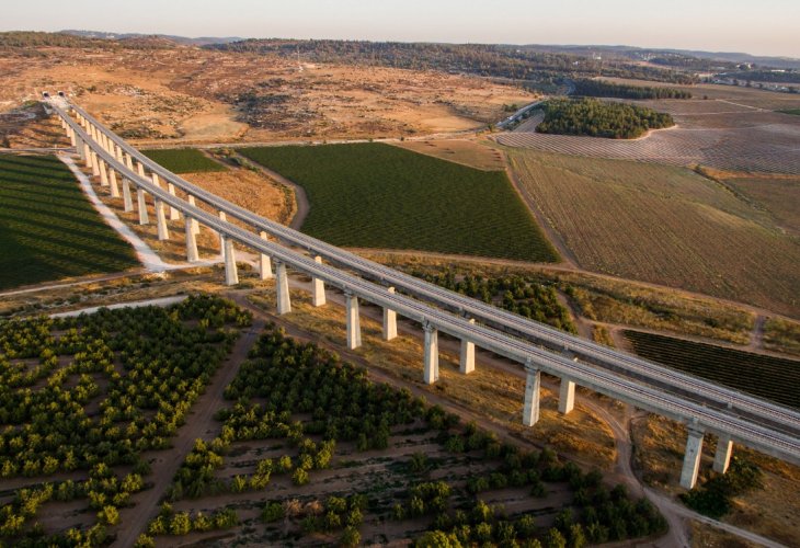 קו הרכבת החדש מת"א לירושלים (צילום אילוסטרציה: פלאש 90)