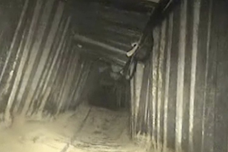 המנהרה שהותקפה (צילום: דובר צה"ל)