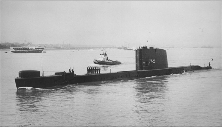 הצוללת אח"י דקר (באדיבות מוזיאון העפלה וחיל הים)