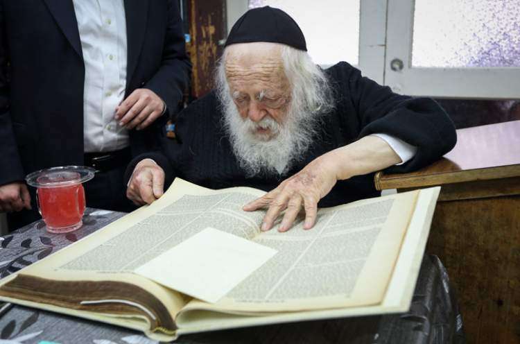 הגאון הרב חיים קנייבסקי (צילום: פלאש 90)