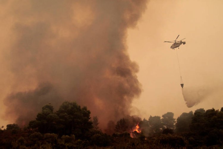 שריפה ביוון, תמונת ארכיון (צילום: Shutterstock)