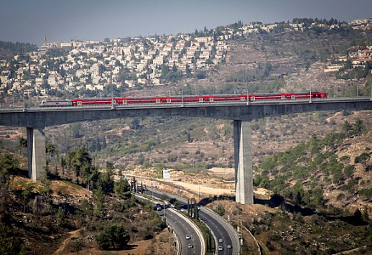 הרכבת החדשה לירושלים (צילום: יוסי זמיר, פלאש 90)