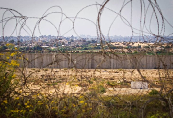 מבט מנתיב העשרה לעבר רצועת עזה, תמונת ארכיון (צילום: דורון הורוביץ, פלאש 90)