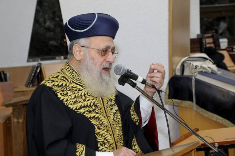 הרב יוסף (צילום: גרשון אלינסון, פלאש 90)