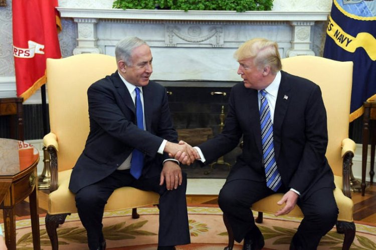 "בשביל ישראל": טראמפ ונתניהו בבית הלבן, 5 במרץ 2018 (צילום: חיים צח, לע"מ)