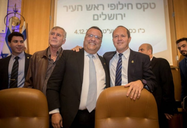 ליאון וברקת בטקס היום (צילום: יונתן זינדל, פלאש 90)