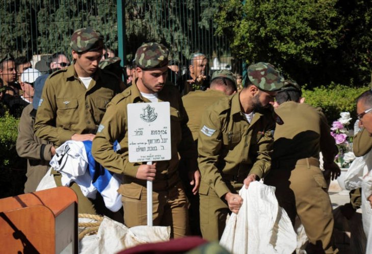 הלווייתו של יובל מור יוסף הי"ד בחודש שעבר (צילום: תומר שונם הלוי, פלאש 90)