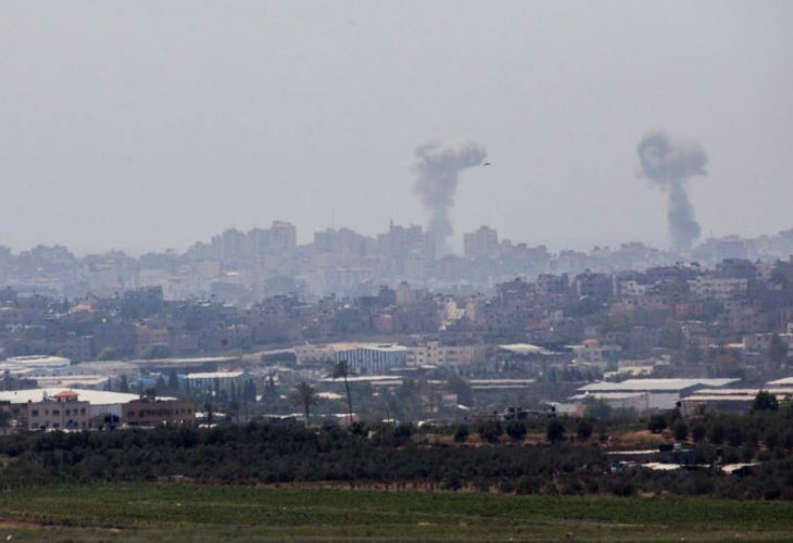 תקיפת צה"ל ברצועה, תמונת ארכיון (צילום: יונתן זינדל, פלאש 90)