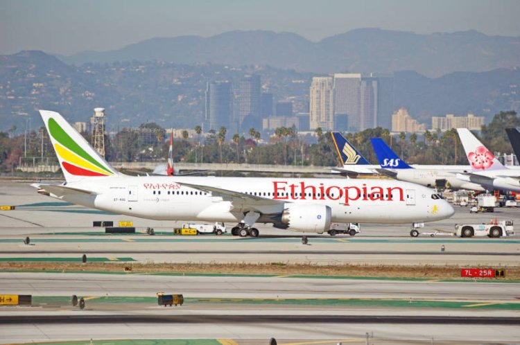מטוס של חברת "אתיופיאן אירליינס" (צילום: שאטרסטוק)