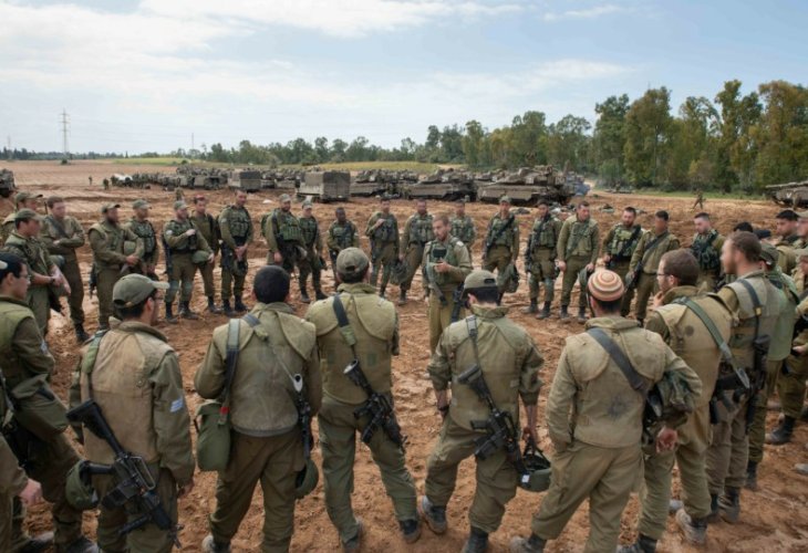 חיילי צה"ל נערכים להמשך (צילום: דובר צה"ל)