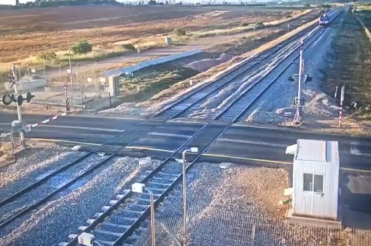 (צילום: מוקד הבטיחות של רכבת ישראל))