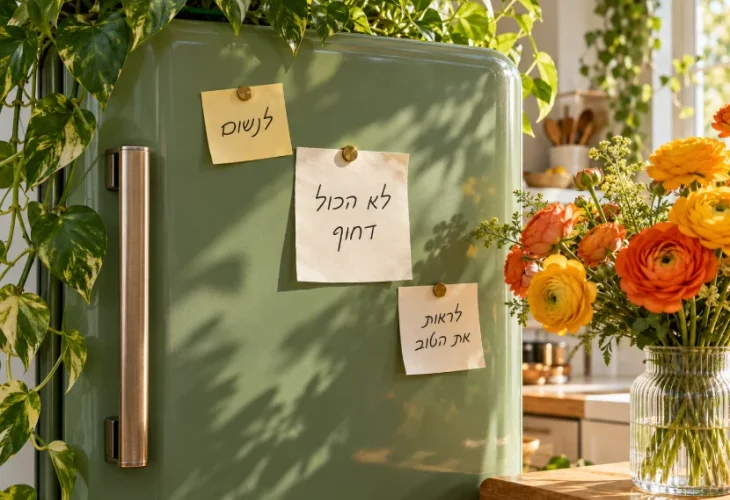10 תזכורות ברוח היהדות שכדאי לך להצמיד למקרר (לפני שתכריזי שהיום אבוד)