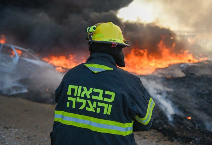 (צילום: דוברות כבאות והצלה, מחוז דרום)