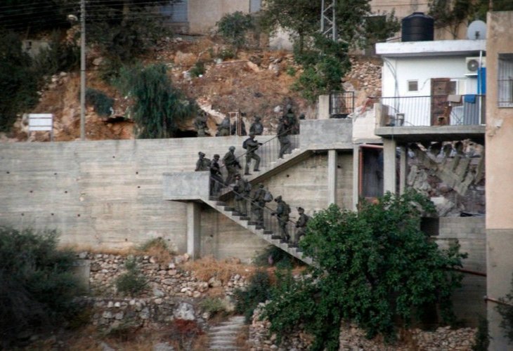 הזירה בה חיסלו חיילי צה"ל את אחד מחברי החוליה שרצחה את הרב מרק (צילום: ויסאם השלמון, פלאש 90)