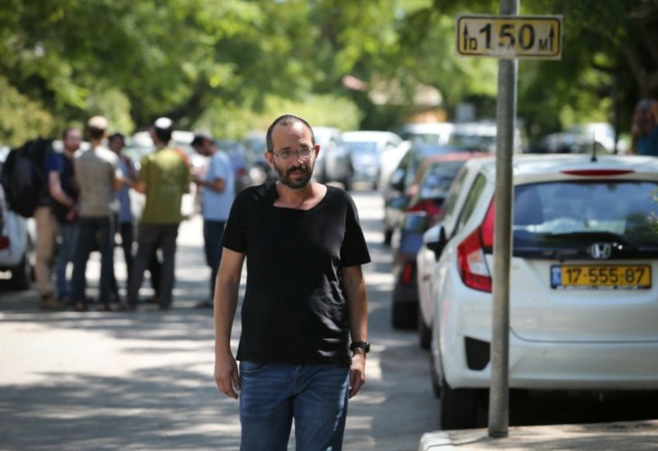 יואב שורק, אביו של דביר הי"ד, אתמול(צילום: פלאש 90)