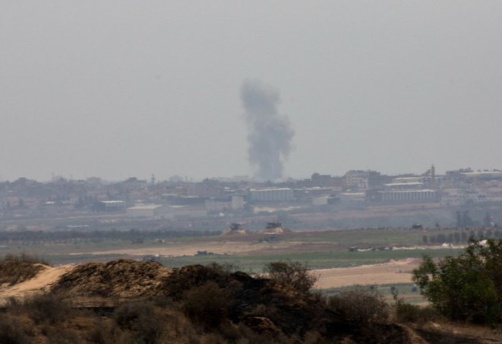 תקיפת צה"ל ברצועה, תמונת ארכיון (צילום: יונתן זינדל, פלאש 90)