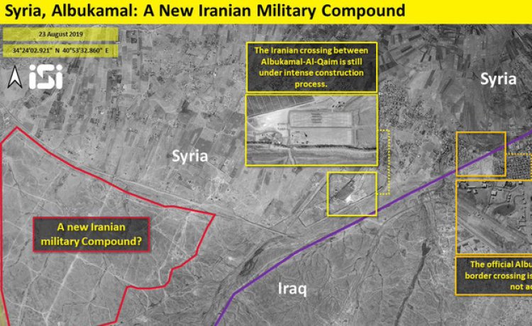 הבסיס האיראני בסוריה (צילום: ImageSat InternationaI)