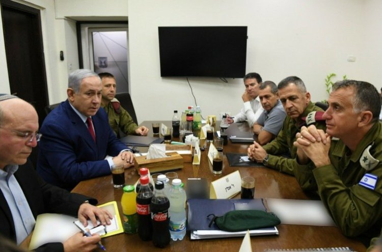 ההתייעצות בשבוע שעבר בקריה בתל אביב (צילום: אריאל חרמוני, משרד הביטחון)