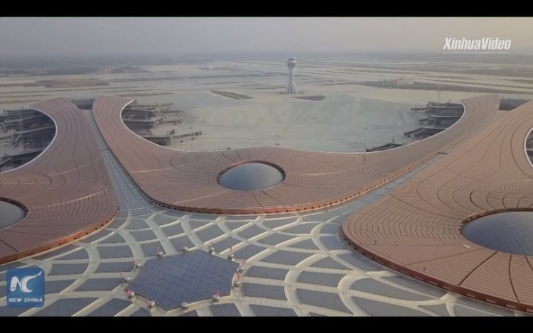 נמל התעופה הבינלאומי בייג'ין דאשינג (צילום מסך)