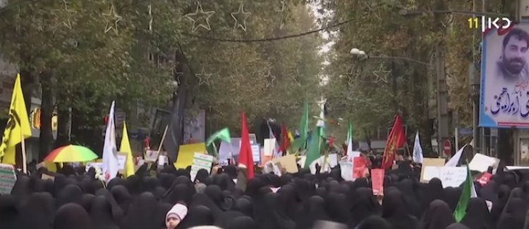 תיעוד מההפגנות באיראן