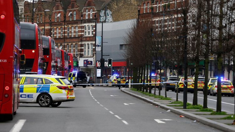 זירת הפיגוע בלונדון, אתמול