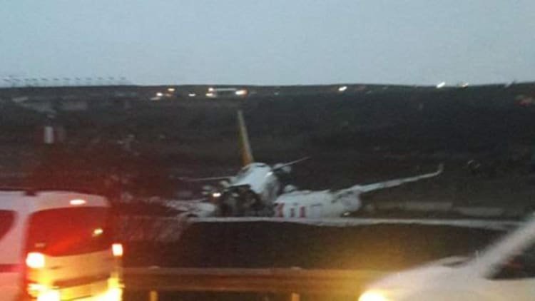המטוס שהתרסק בטורקיה (צילום תמונה: טוויטר)