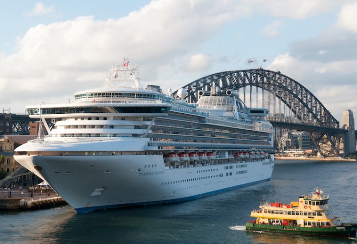 ספינת התענוגות "Diamond Princess" (צילום: שאטרסטוק)