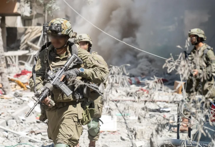 פעילות כוחות צה"ל ברצועת עזה (צילום: דובר צה"ל)