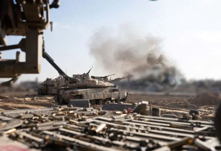 תקיפת צה"ל ברפיח (צילום: דובר צה"ל)