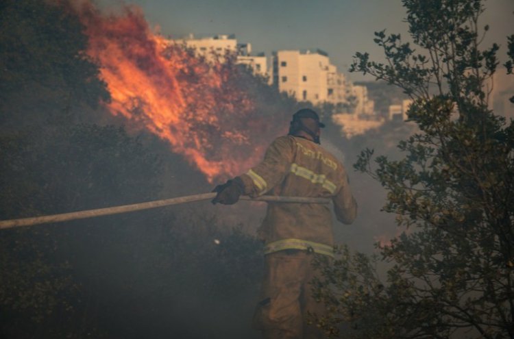 שריפה באזור ירושלים, תמונת ארכיון (צילום: נועם רבקין פנטון, פלאש 90)