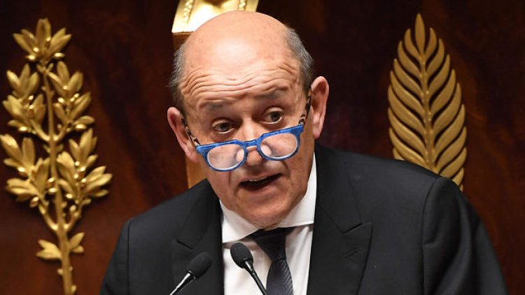שר החוץ הצרפתי לה-דריאן (צילום: AFP)