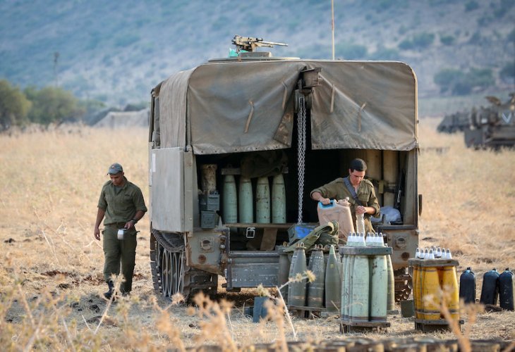 גבול לבנון, אתמול (צילום: דוד כהן, פלאש 90)