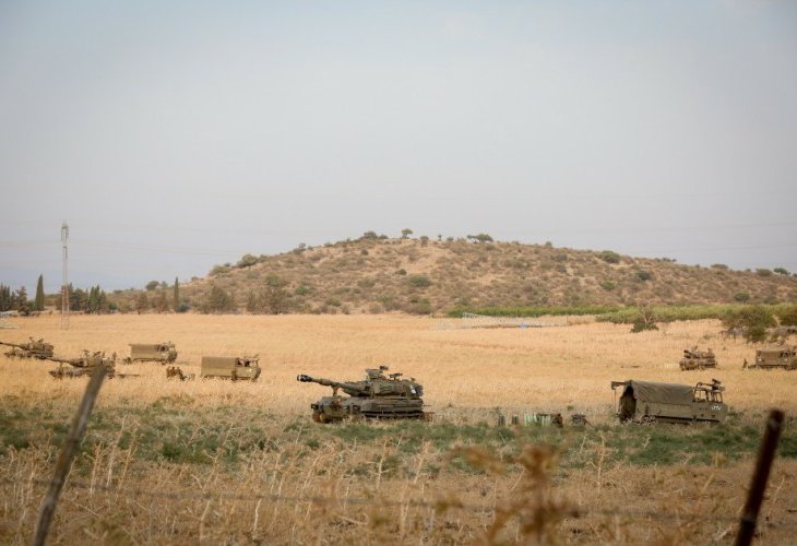 כוחות צה"ל ליד הגבול עם לבנון, תמונת ארכיון (צילום: דוד כהן, פלאש 90)