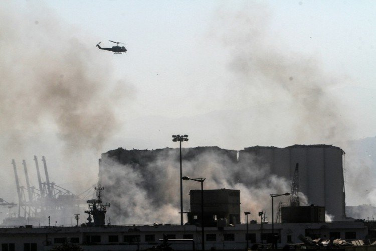 ההרס בנמל ביירות (צילום: Zaatari Lebanon/Flash90)